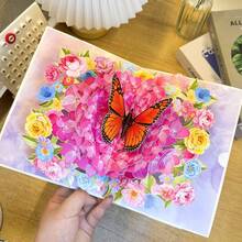 1 Thiệp 3D Pop-Up kèm phong bì | Thiết kế chim bói cá và hoa, thích hợp làm quà tặng cho giáo viên, bạn bè, gia đình và nhiều dịp khác như sinh nhật, nghỉ hưu, kỷ niệm, Ngày của Mẹ. - nhiều màu - Xem 15