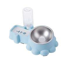 1pc 15 Degree Tilted Anti-Neck Strain Pet Bowl, Multifunctional Pet Feeding & Drinking Supplies, Plastic Cat Bowl - 500ml - View 11