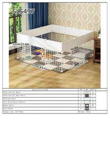 Interlocking Metal Wire Mesh Pet Playpen, DIY Dog Safety Exercise Fence, Suitable For Puppies, Small Dogs And Small Pets - Multicolor - View 16