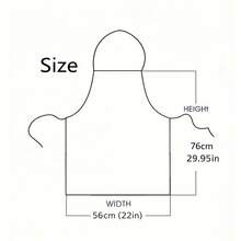 1pc Colorful Funny Chicken Pattern Polyester Apron, Suitable For Kitchen, Home, Party, Holiday Gift, Unisex - Multicolor - View 6