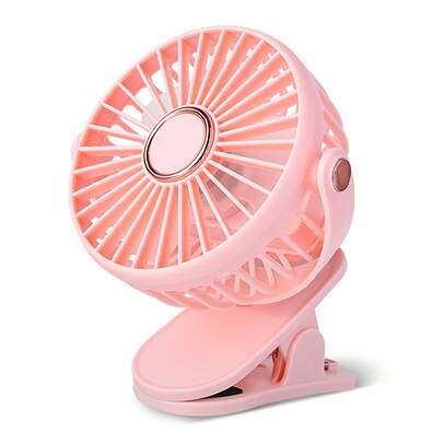 EIGIIS Quạt mini cầm tay cá nhân chạy bằng pin, 3 tốc độ, hoạt động êm ái, xoay 360°, sạc USB, thích hợp để bàn, nhà, văn phòng, cắm trại, quà tặng cho nữ.