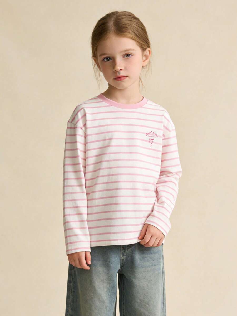 Balabala 2026 Camiseta de manga larga de algodón unisex, versión primaveral de secado rápido - tono rojo blanco - Ver 1