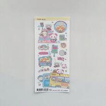 可爱卡通浣熊贴纸，ins风卡通动物装饰贴纸，适用于剪贴簿、相册、行李箱/笔记本电脑/滑板/吉他/冰箱/头盔/日历等，是生日和节日礼物的绝佳选择，也是剪贴簿用品和文具的趣味贴纸。 - 卡通浣熊貼紙 - 查看 8