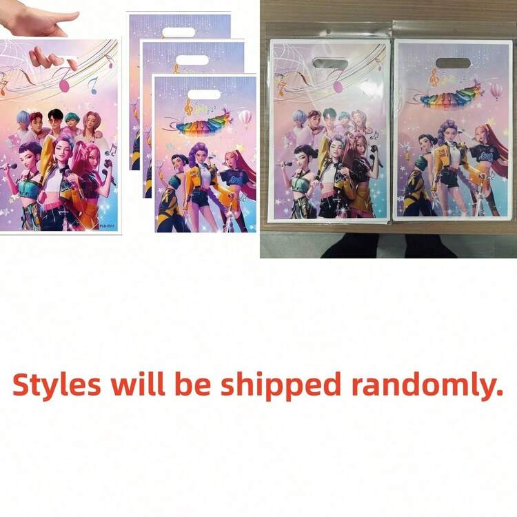 K-POP粉丝专属Team Hunters派对用品，生日聚会及见面会的完美之选（款式随机） - 彩色 - 查看 2