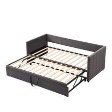 Futoner - Grå + Klädd + 90cm*200cm-3 - Visa 6