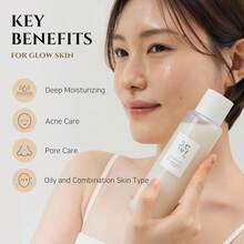 Glow Replenishing Rice Facial Sebum Toner For Oily Combination Skin Korean Moisturizing Balance Care 150ml, 5.07 Fl.Oz - Glow Replenishing Rice - View 4