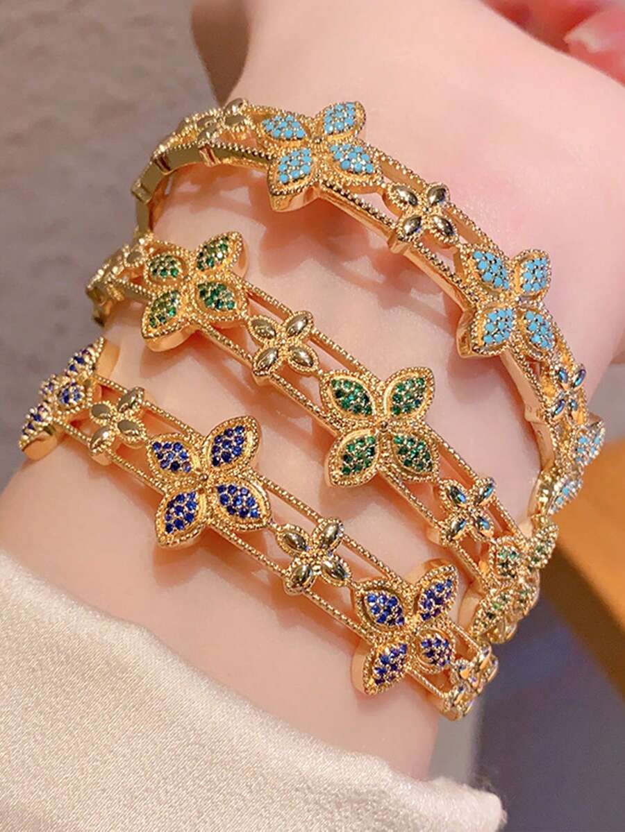 1件优雅奢华女士手链,适合日常佩戴,也是情人节、生日、母亲节和其他场合的理想礼物。 - 手鐲 - 查看 1