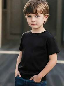 3pcs Boys' Quick Dry Mesh Round Neck Short Sleeve T-Shirts - Multicolor - View 5