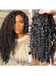 Beafay Burmese Curly Easter Day Human Hair Bundles 18 20 22 Inch Curly Bundles Unprocessed Burmese Raw Christmas Hair Accessories Real Human Hair Natural Color Human Hair Weft Extensions Virgin Hair Kinky Curly Bundles Water Wave Human Hair Bundles For Women Soft And Full No And Shedding, Dyed, Curled, And Styled Freely Cheap Suitable For Women Will Give You Shining Look For Daily Life, Like Wedding,Makeup,Lashes, Dates, And Theme Parties And So On Pelucas Curly Wigs Human Hair, Makeup, Your 2026 Beauty Glow-Up Awaits,Luxe Gifts For Moments That Matter #PremiumGifts New Year Human Hair Extensions Curly Hair Extensions Music Festival Hairstyles No Damage Hair Extensions For Festival Wedding Hair Wefts Festival Hairstyles With Hair Extensions Special Occasion Hair Extensions Hair Extensions For Wedding & Music Festival Hairstyles New Easter Bunny Style Long Hair Pieces For Women Natural Looking Hair Extensions - Natural Black - Xem 1