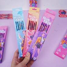 1/2/3/4pcs K-POP Witch Girl Group 12pcs Pencil Set, 2B Pencils, Student Writing Stationery, Sketching Drawing Pencils, Kindergarten Handwriting Pencils, Student Prizes - Sets - View 8