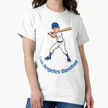 Player In Baseball Uniform Classic T-Shirt - trắng - Xem 1