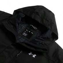 Under Armour PORTER 男士三合一夹克，舒适休闲运动外套，1371585-002 - 黑色 - 查看 11