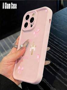 2-Pack Inspirational Quote & Strawberry Girl Phone Case Set, Shockproof Protective Cover. It Is Compatible With Galaxy Models Including Compatible For Galaxy S25, S24, S23, S22, S21 PLUS, FE And Ultra,Galaxy A33 Compatible With For Iphone17 Pro Max, 16, 15, 14, 13, 12, 11 And 7/8.Sweet Color, Perfect Gift For Yourself, Family And Friends This Holiday Season. - 酒紅色和粉紅色3 - 查看 2
