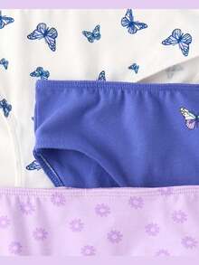 The Children's PLACE Girls Butterfly Bikini Underwear 7-Pack - GLADE GREEN - View 4
