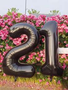 40 Inch Large 18th Birthday Number Balloon Candy Color 21st Birthday Number Balloon 1 Free Accessory 18th Birthday, 21st Birthday Party Decoration Scene Arrangement 18th 21st Photo Props - 18th Birthday - View 26