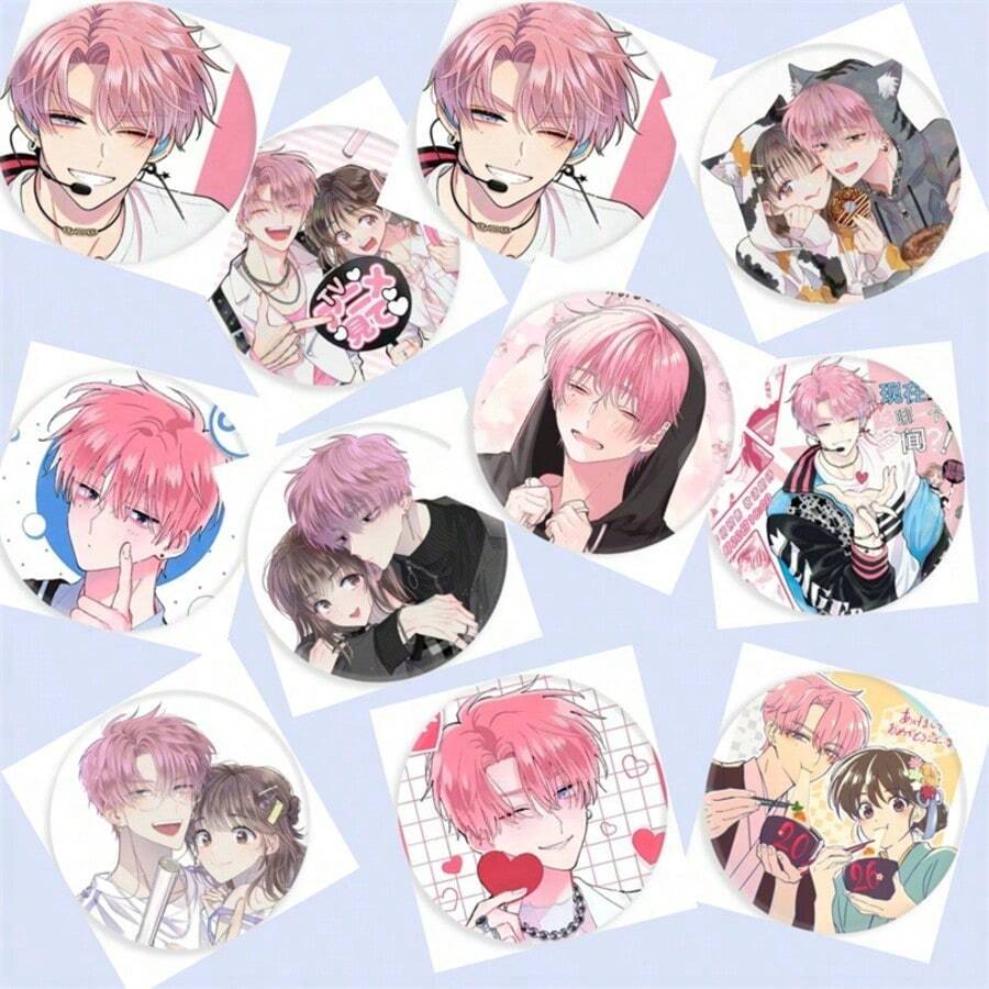 1枚 Tamon 的 B 面（Tomou-Kun 哪一面！？）徽章 - 动漫周边 - 咬一口 - 精致桌面摆件 - 收藏玩具、包包/衣服挂件、装饰道具 - 生日礼物 - 复活节礼物 - 愚人节礼物 - 节日礼物 - 完美礼物 - 玩具 - 游戏畅销品 - 彩色 - 查看 1