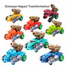 Dinosaur Transformation Launcher, Interesting Dinosaur Toy, Realistic Dinosaur Toy, Multi-Player Interactive Toy - Multicolor - View 4
