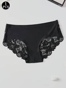 1PC Lace Women's Underwear Sexy Hollow Lace Low Rise Women's Shorts Mature Charm Elegant Lingerie Retro Romantic Sweet Panties Comfortable Casual Lightweight Soft Four Seasons, - Multicolor - View 2
