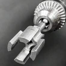 2pcs 2-In-1 Internal & External Threaded Pipe Cutter Tool, Fits 1/2", 3/4" And 1" Threads, Compatible With Drill, PVC Pipe Cutting Tool Set, Ideal Plumbing Tool Kit - Wire Opener - View 6