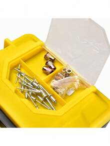 Caja de herramientas portátil, caja de almacenamiento de herramientas de reparación de automóviles de plástico, estuche de herramientas - caja de herramientas - Ver 8