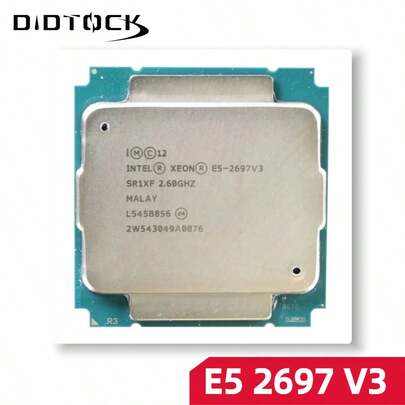  Intel Xeon E5 2697 V3 2697V3 CPU 2.6GHz 14 Cores 145W LGA 2011-3 Processor No Fan No Original Box