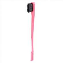 Double Sided Edge Control Hair Brush Comb Combo Pack 4 Pieces Pink And Black - A - View 4