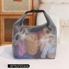 Multifunctional Portable Toilet Bag, Large Capacity, Waterproof And Dirt-Resistant, Thick PVC Material, With Buckle Design - Multicolor - View 8