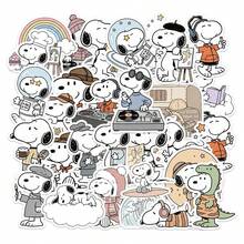 SNOOPY 1 Set Graffiti Stickers, Cartoon Cute Stickers For Phone, Luggage, Waterproof Decorative Stickers, Gift For New Year, Valentine's Day, Easter - Multicolor - View 2