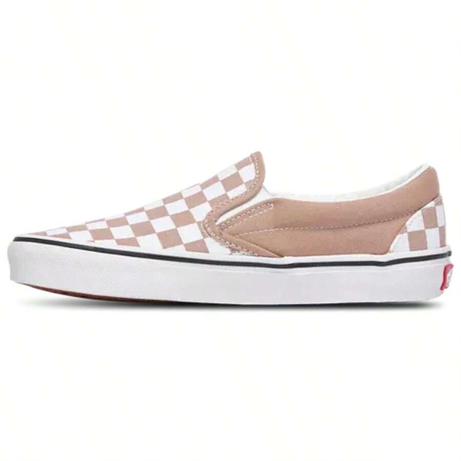 Vans Classic Slip-On Warm Taupe Brown Shoes Women's VN000D6YE2V1 - 杏色 - 查看 1