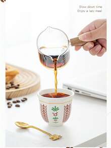 1个中东陶瓷咖啡杯 - 浓缩咖啡杯和茶杯，适合卧室、客厅、下午茶，也可作为节日礼物，100毫升手持迷你阿拉伯传统节日陶瓷浓缩咖啡杯 - 彩色 - 查看 8