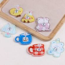 3D亚克力卡通图案底座磁性练习支架，可爱日式美甲展示架/练习工具，日式美甲DIY工具及摄影道具 - 彩色 - 查看 11