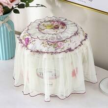 Universal Lace Embroidery Rice Cooker Dust Cover Kitchen Air Fryer Dust Cover - Multicolor - View 2