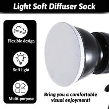 Photography Light Soft White Diffuser Cloth For 7" 180mm Standard Studio Strobe Reflector - Multicolor - View 6
