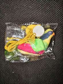 1pc Interactive Realistic Bird Cat Toy | Lifelike Chirping Sound, Soft Feathers, Handmade Flying Design, Single Cat Hunting Fun, Suitable For All Cat Breeds, No Battery Required - Multicolor - View 6