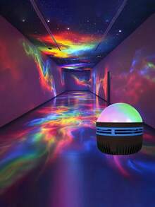 1 USB Aurora Borealis Projector Light Creates Magical Milky Way & Starry Sky For Any Room. Remote Control For Multi-Color Light Shows. Ideal For Bedroom, Living Room, Home Theater, Parties. Perfect Decorative & Atmosphere Light, Great Gift. - Multi-color light - View 8