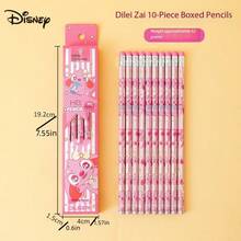 10pcs Disney Stitch Shaped Pencils, Cute Style, Student Supplies, Gift, Party Favor, Music Festival Gift, Back To School Gift, Student Gift - Stitch Pencil - View 6