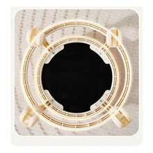 Banco Silla Giratorio Taburete Con Rueda Con Cojín Blando - Negro1 - Ver 5