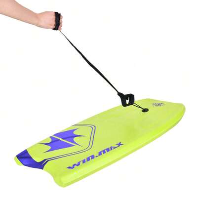 WIN.MAX Bodyboard professionale da 36", fondo in HDPE per gare, include cinghia, adatto per l'allenamento di surf, accessorio essenziale per sport acquatici e spiaggia, coordinato con abbigliamento da bagno