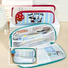New Cute Puppy Pencil Case, Large Capacity, Highly Attractive, Unisex Pencil Bag, Cartoon Stationery Pencil Box - Multicolor - View 10