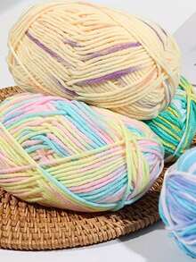3pcs/Set Ombre Yarn Set, 5-Ply Soft & Fade-Resistant Yarn, Suitable For Crochet DIY Handicraft Projects Like Handmade Carpets, Clothing, Scarves, Ideal For Beginners - Variegated Wool Yarn - View 9
