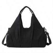 女士健身包，带鞋仓的旅行手提包 - 彩色 - 查看 16