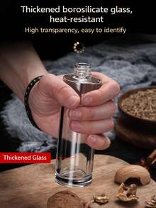 1 bình xịt dầu bằng thép không gỉ, bình xịt nấu ăn bằng thủy tinh có vòi tích hợp, bình xịt dầu ô liu chống rò rỉ dùng cho nhà bếp, làm bánh, nồi chiên không dầu, vỉ nướng BBQ, giấm và gia vị, dụng cụ nhà bếp thiết yếu dễ vệ sinh. - Xem 9