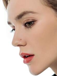 20G 20Pcs Nose Ring CZ Nose Stud Retainer Bone Shaped Nose Piercing Jewelry Set For Women Men Stainless Steel Gold Tone - Gold - View 2