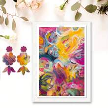 Floral Pattern Clay Transfer Paper For Polymer Bohemian Leaves Clay Transfer Retro Water Transfer Sheets Jewelry Making Earrings DIY Polymer Enamel Pottery Enamel Tools Art - 1Pc - View 22