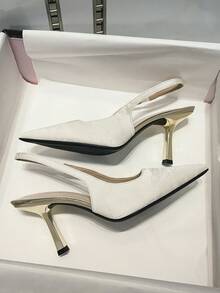 VIP.MRS.KING Women's Fashion High Heel Closed Toe Sandals - Apricot - View 7