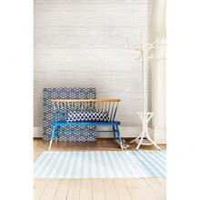 Shiplap Peel Stick Wallpaper, White & - Trắng ngà - Xem 6