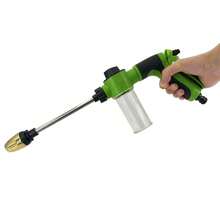 25英尺-150英尺新款花园水管可伸缩橡胶魔力水管高压水枪套装，适用于花园农场灌溉工具 - A - 查看 11