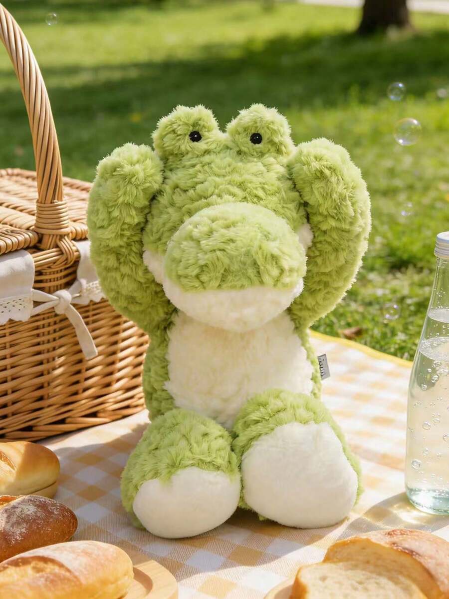 40 cm/15,75 Zoll grüne Krokodil Plüschspielzeug, super weicher Alligator Kuscheltier, Krokodil Liebhaber, Plüschspielzeug Liebhaber, Tierliebhaber, süßer, kuschelig Plüsch Kissen Puppe, gemütliche Sofa Schlafzimmer Wohnzimmer Dekoration, Geburtstagsgeschenke, Geschenke für Mädchen Jungen, Ostergeschenke, Valentinstag Geschenke, Thanksgiving Geschenke - Grün - Übersicht 1