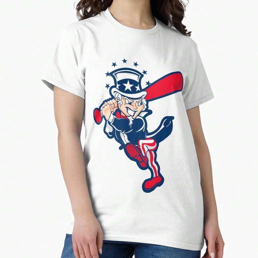 Yankee Uncle Sam Classic T-Shirt - 白色 - 查看 1