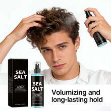 1pc/3pcsSea Salt Hair Spray For Men: This Sea Salt Styling Spray Provides Long-Lasting Volume And Refreshing Root Conditioning. It's Specially Designed To Enhance Hair's Texture And Create Natural Waves. Perfect As A Valentine's Day, Father's Day, Christmas, Or Birthday Gift. - 海鹽捲髮噴霧 - 查看 1